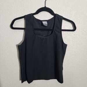 Nike Crop Top Womens Black XS Dri-Fit Athletic Tank Top